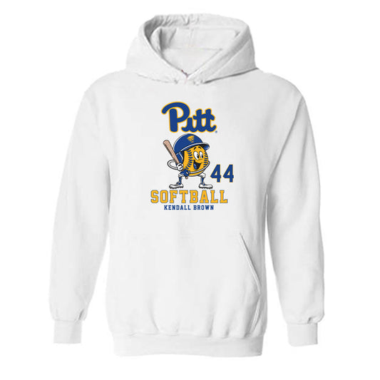 Pittsburgh - NCAA Softball : Kendall Brown - Hooded Sweatshirt Fashion Shersey