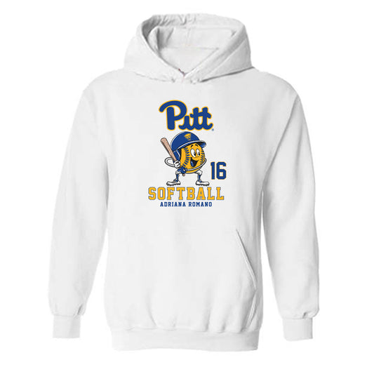 Pittsburgh - NCAA Softball : Adriana Romano - Hooded Sweatshirt Fashion Shersey