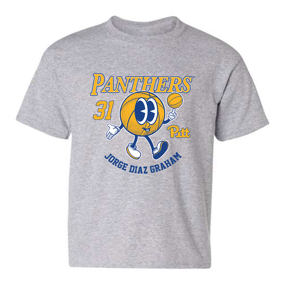 Pittsburgh - NCAA Men's Basketball : Jorge Diaz Graham - Youth T-Shirt Fashion Shersey