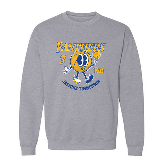 Pittsburgh - NCAA Women's Basketball : Jasmine Timmerson - Crewneck Sweatshirt Fashion Shersey