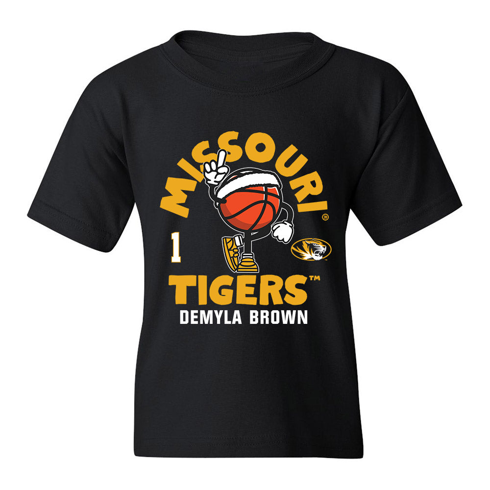 Missouri - NCAA Women's Basketball : DeMyla Brown - Youth T-Shirt Fashion Shersey