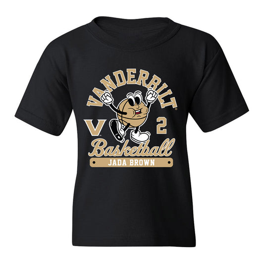 Vanderbilt - NCAA Women's Basketball : Jada Brown - Youth T-Shirt Fashion Shersey