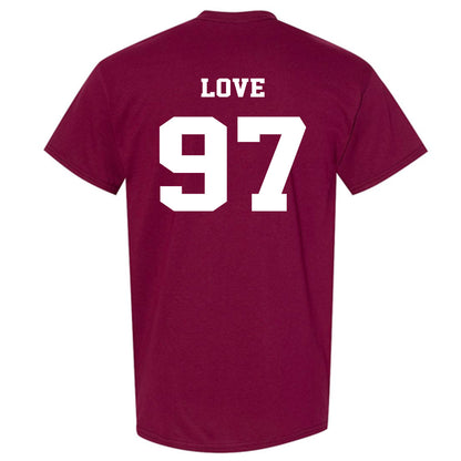 Virginia Tech - NCAA Football : John Love - T-Shirt Sports Shersey