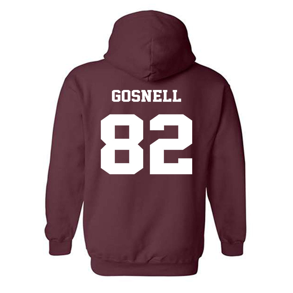 Virginia Tech - NCAA Football : Benji Gosnell - Hooded Sweatshirt Sports Shersey