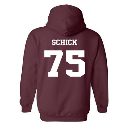 Virginia Tech - NCAA Football : Bob Schick - Hooded Sweatshirt Sports Shersey