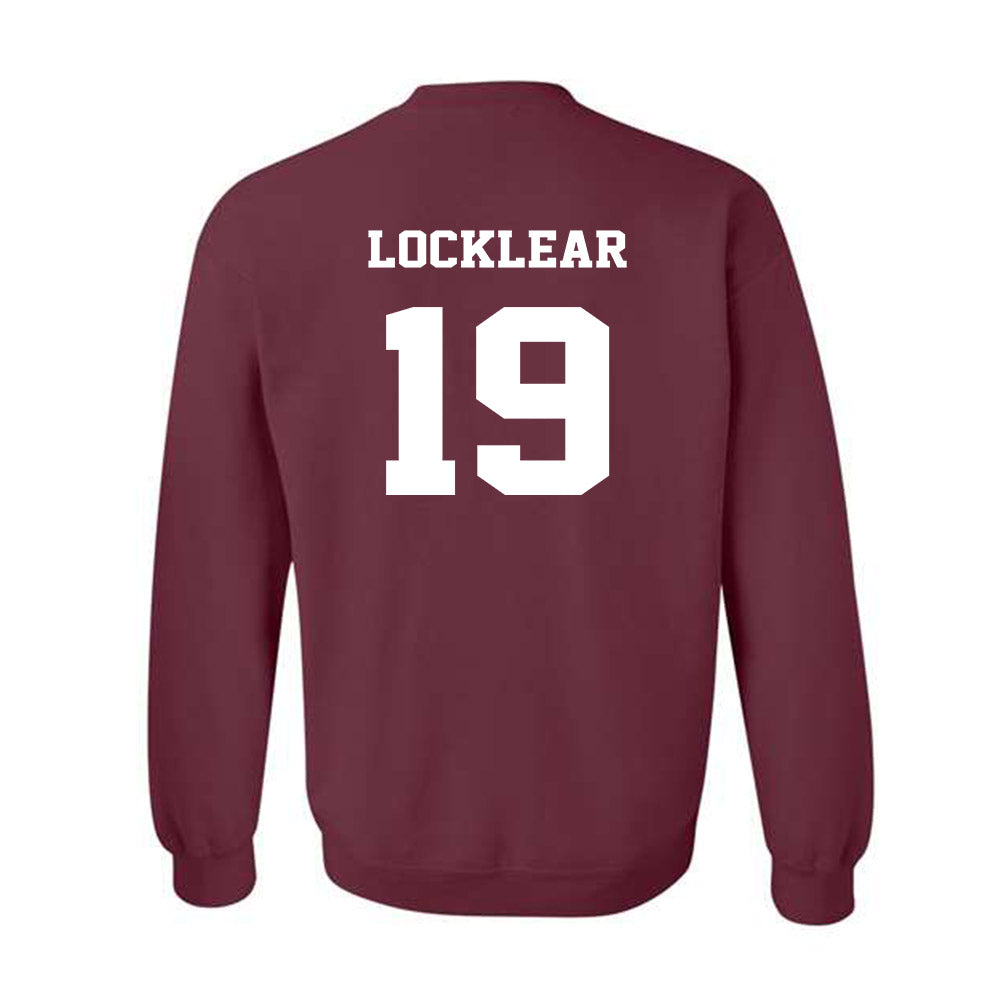 Virginia Tech - NCAA Football : Ben Locklear - Crewneck Sweatshirt Sports Shersey