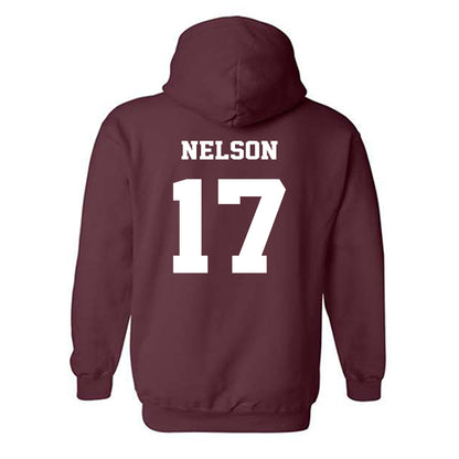 Virginia Tech - NCAA Football : Cole Nelson - Hooded Sweatshirt Sports Shersey