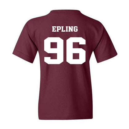 Virginia Tech - NCAA Football : Christian Epling - Youth T-Shirt Sports Shersey