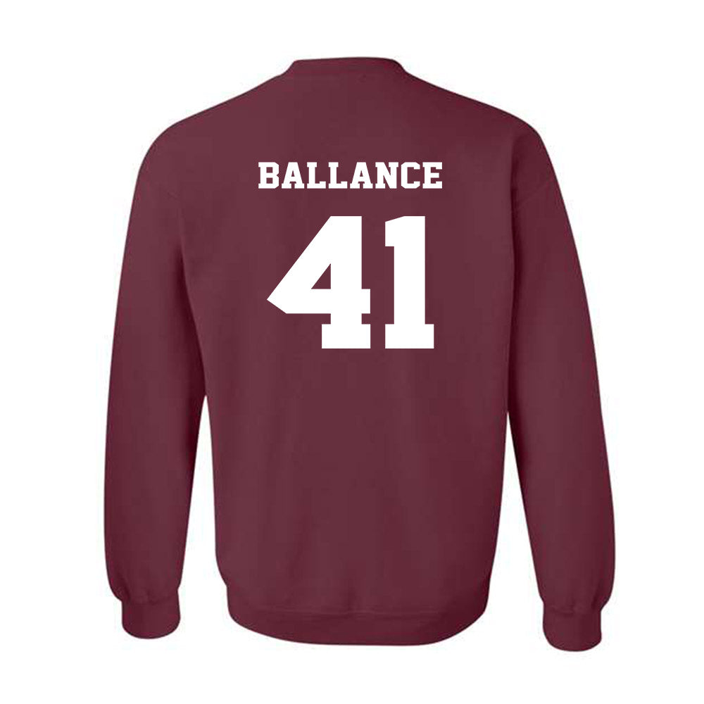 Virginia Tech - NCAA Football : George Ballance - Crewneck Sweatshirt Sports Shersey