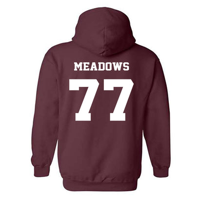 Virginia Tech - NCAA Football : Brody Meadows - Hooded Sweatshirt Sports Shersey