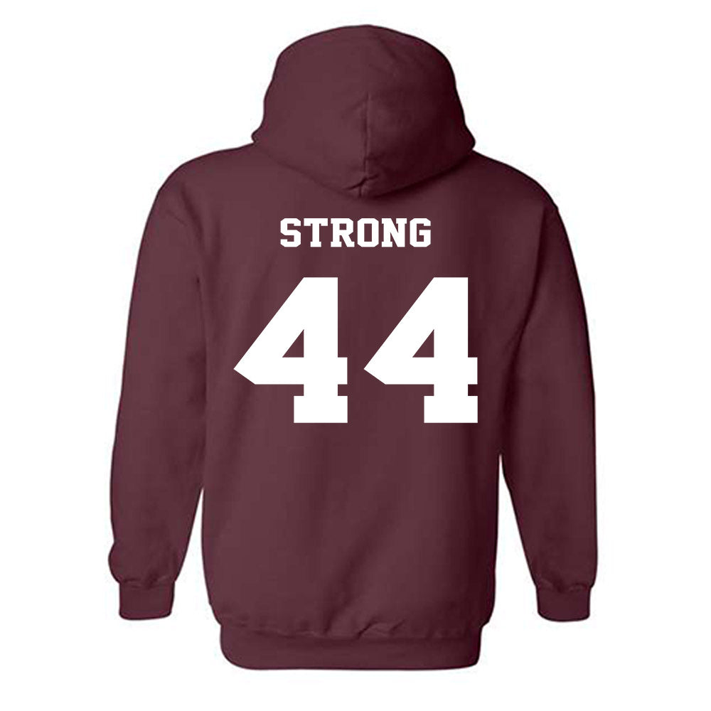 Virginia Tech - NCAA Football : Dorian Strong - Hooded Sweatshirt Sports Shersey