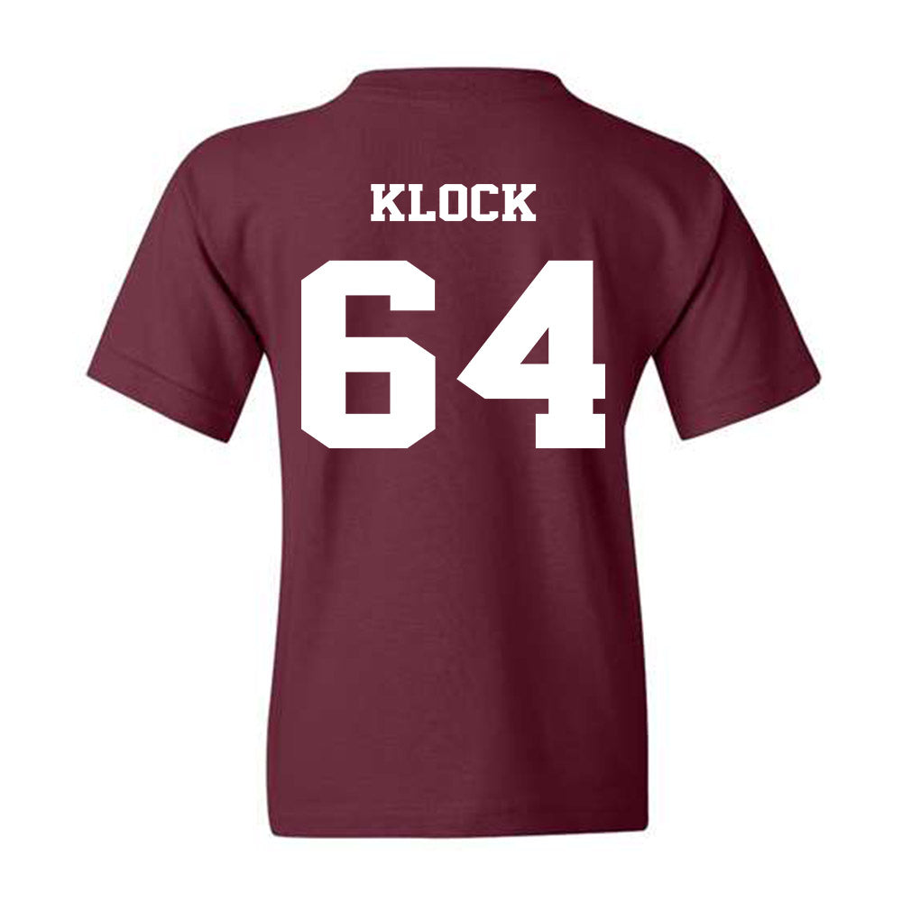 Virginia Tech - NCAA Football : Elijah Klock - Youth T-Shirt Sports Shersey