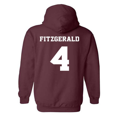 Virginia Tech - NCAA Football : Chance Fitzgerald - Hooded Sweatshirt Sports Shersey