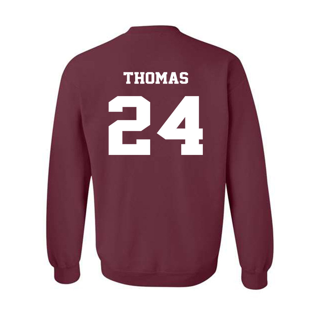 Virginia Tech - NCAA Football : Malachi Thomas - Crewneck Sweatshirt Sports Shersey