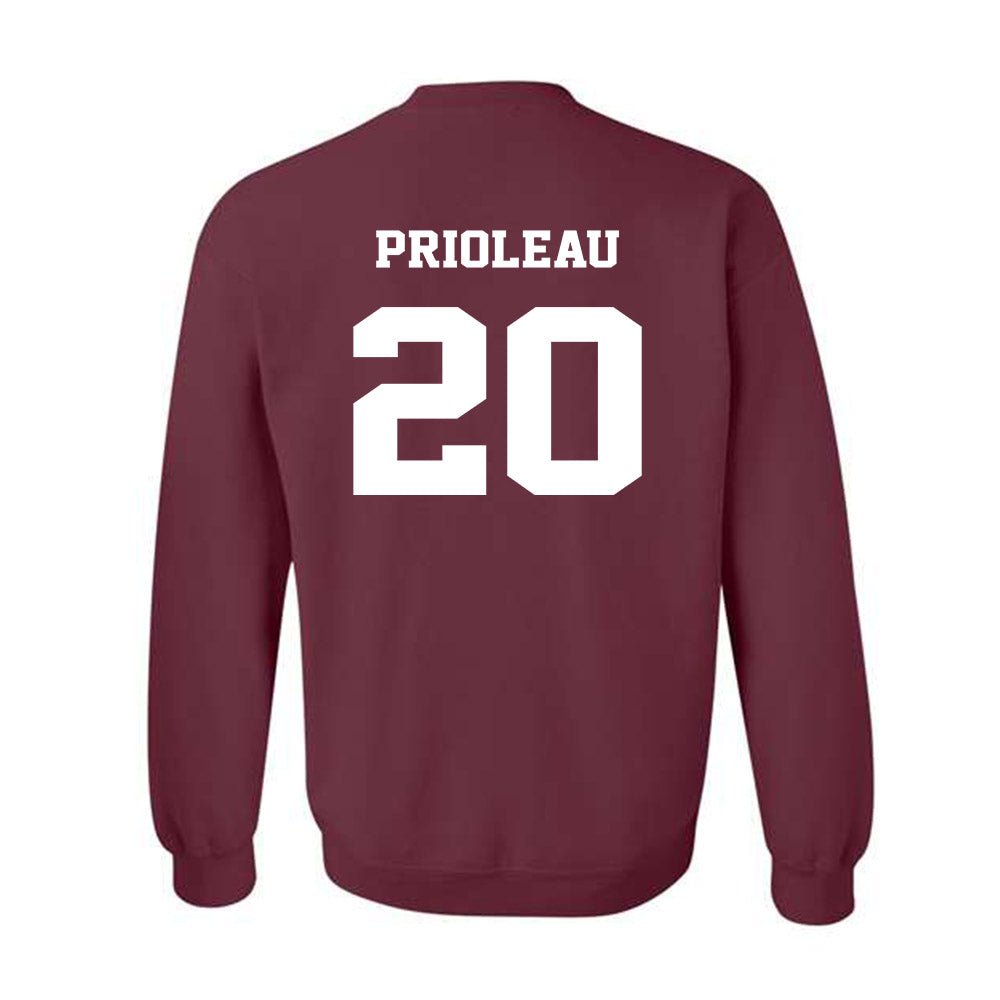 Virginia Tech - NCAA Football : PJ Prioleau - Crewneck Sweatshirt Sports Shersey