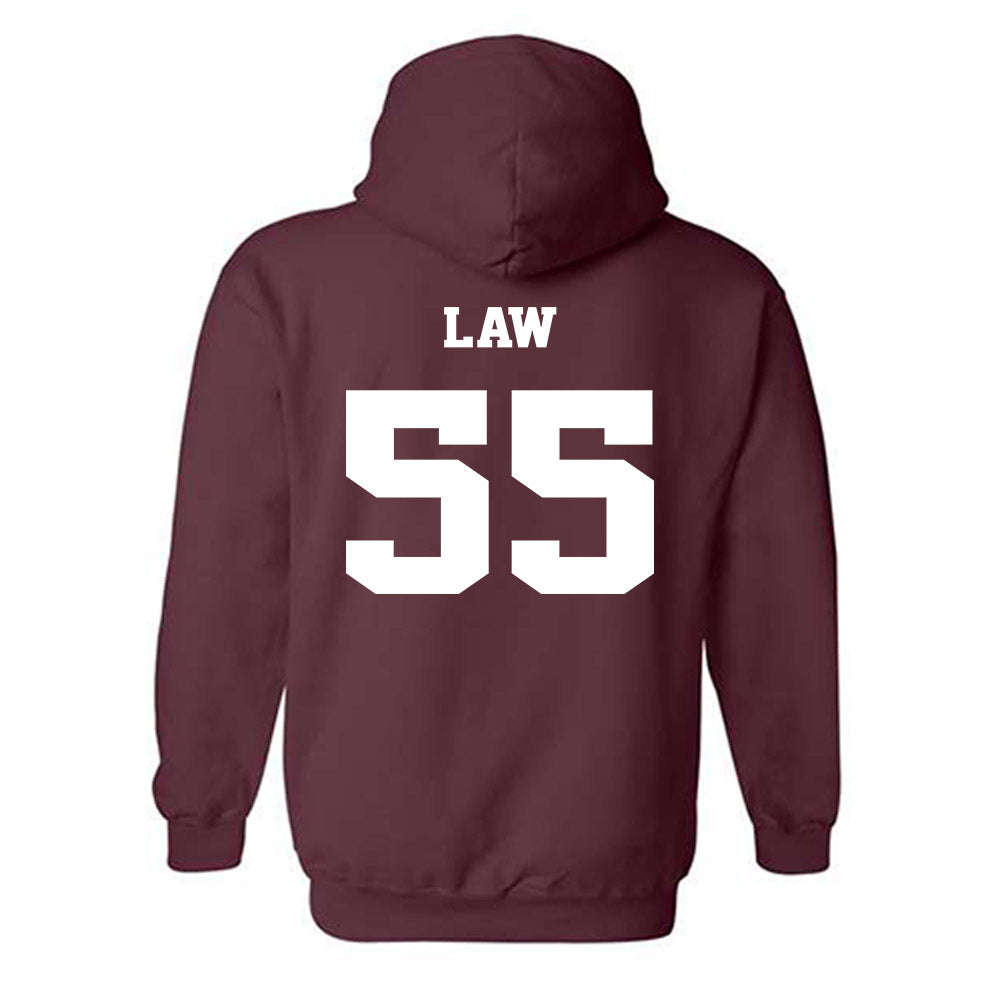 Virginia Tech - NCAA Football : Lemar Law - Hooded Sweatshirt Sports Shersey