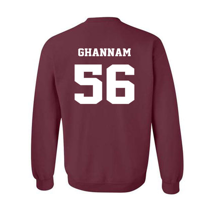 Virginia Tech - NCAA Football : Layth Ghannam - Crewneck Sweatshirt Sports Shersey