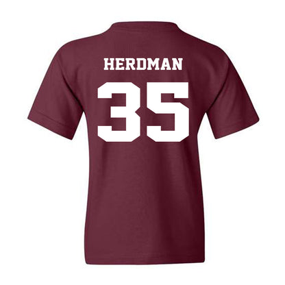 Virginia Tech - NCAA Football : Cade Herdman - Youth T-Shirt Sports Shersey