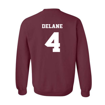 Virginia Tech - NCAA Football : Mansoor Delane - Crewneck Sweatshirt Sports Shersey