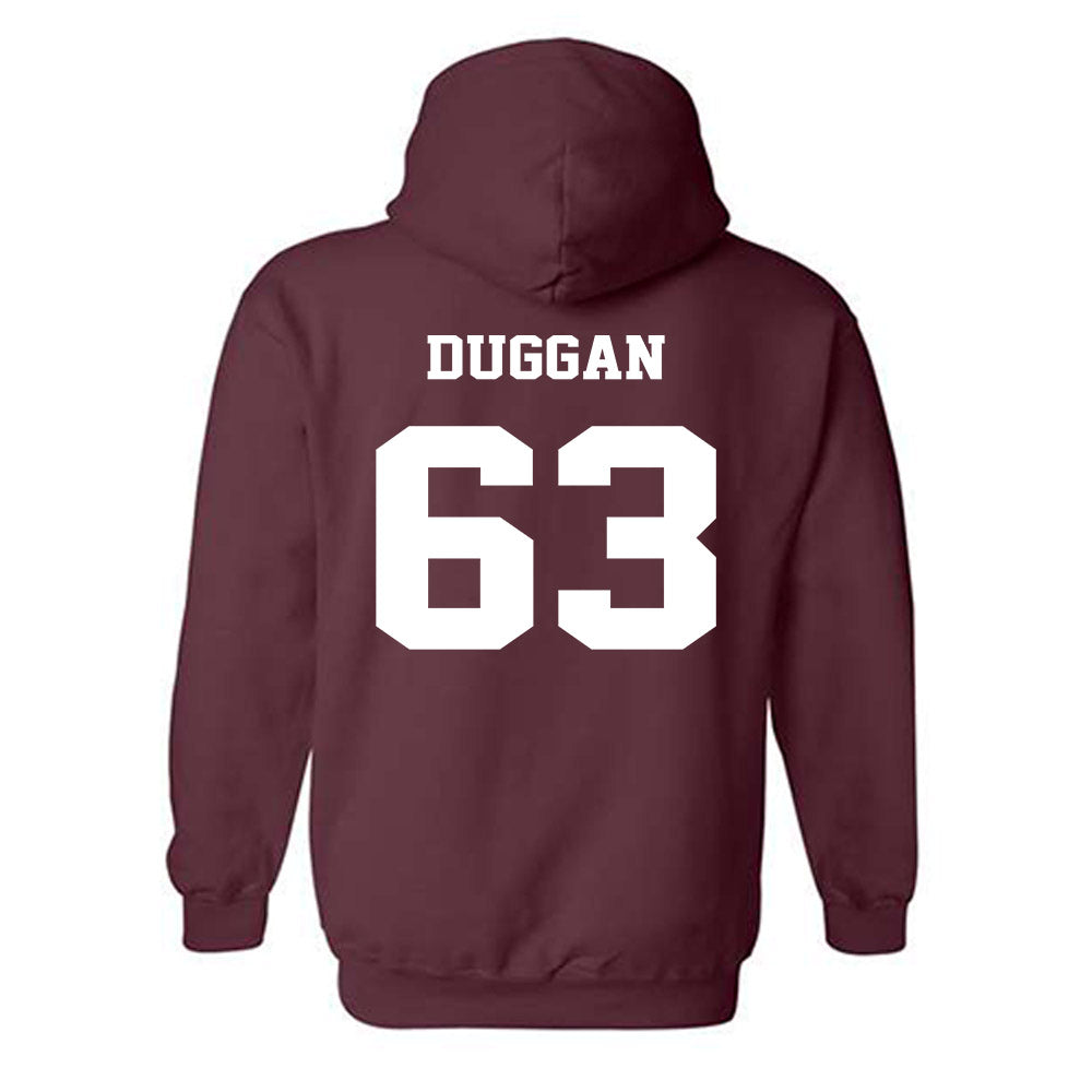 Virginia Tech - NCAA Football : Griffin Duggan - Hooded Sweatshirt Sports Shersey