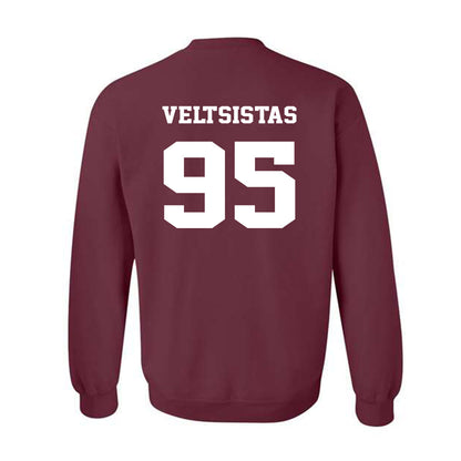 Virginia Tech - NCAA Football : Nick Veltsistas - Crewneck Sweatshirt Sports Shersey