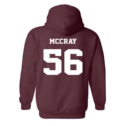 Virginia Tech - NCAA Football : CJ McCray - Hooded Sweatshirt Sports Shersey