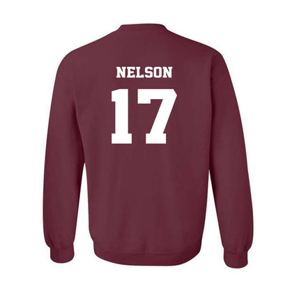 Virginia Tech - NCAA Football : Cole Nelson - Crewneck Sweatshirt Sports Shersey