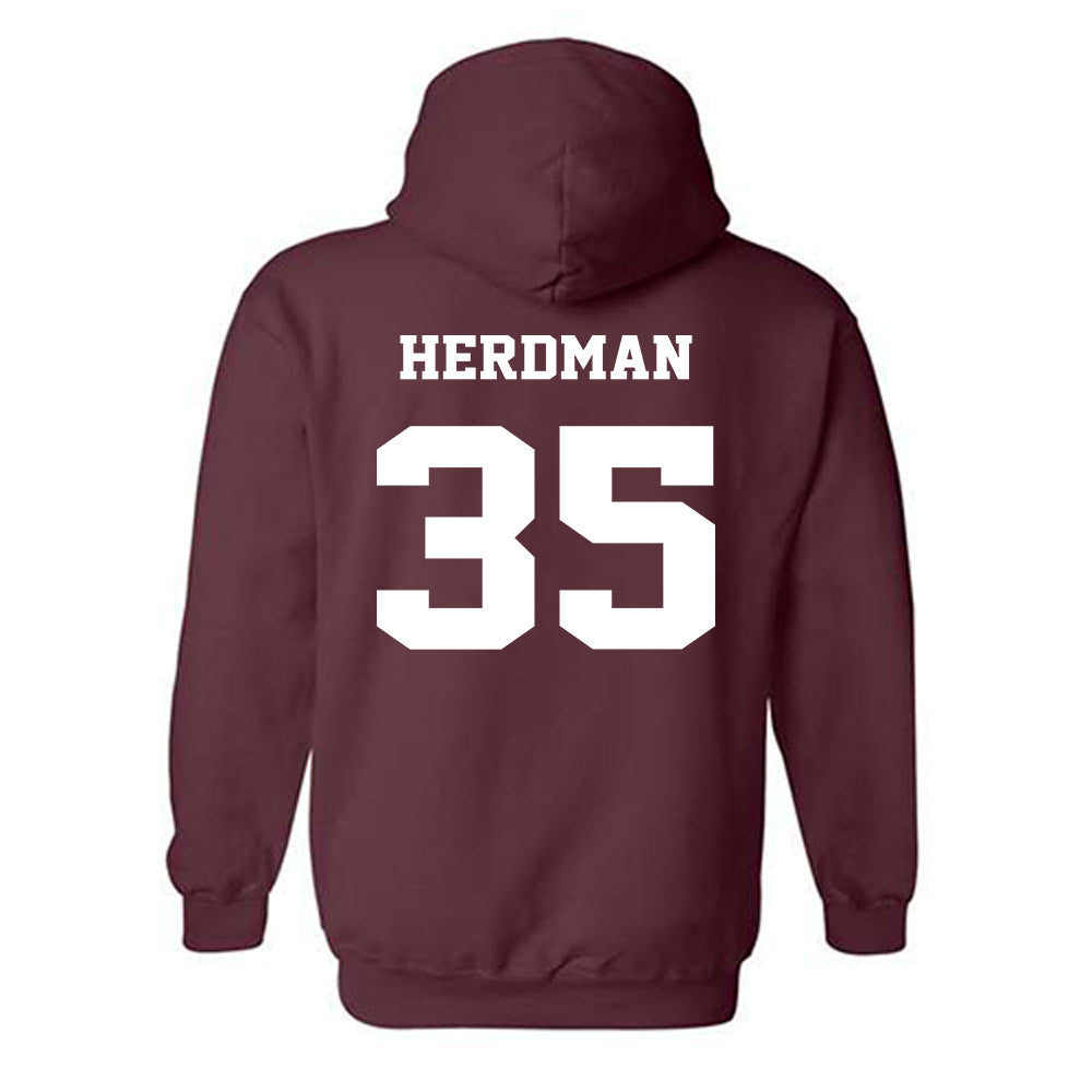 Virginia Tech - NCAA Football : Cade Herdman - Hooded Sweatshirt Sports Shersey