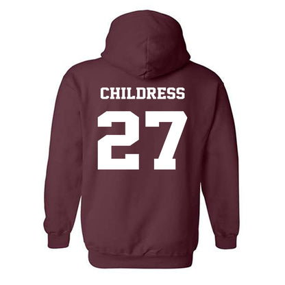 Virginia Tech - NCAA Football : Tyler Childress - Hooded Sweatshirt Sports Shersey