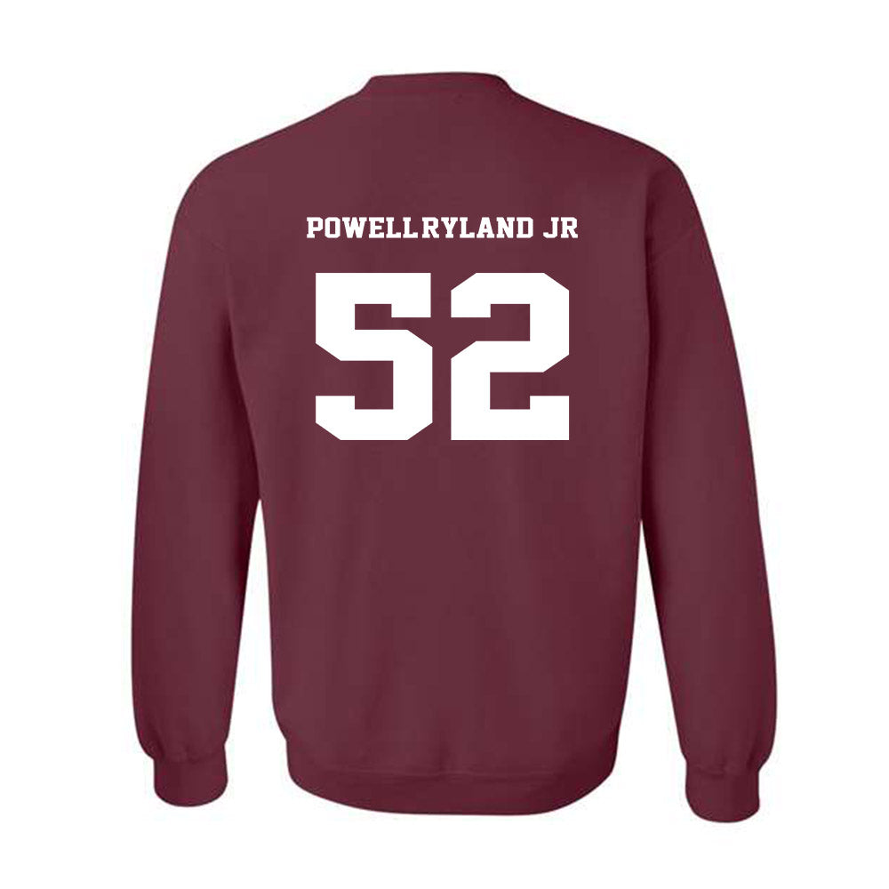 Virginia Tech - NCAA Football : Antwaun Powell-Ryland Jr - Crewneck Sweatshirt Sports Shersey