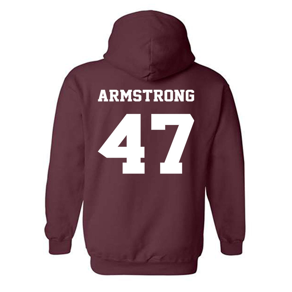 Virginia Tech - NCAA Football : Griffin Armstrong - Hooded Sweatshirt Sports Shersey