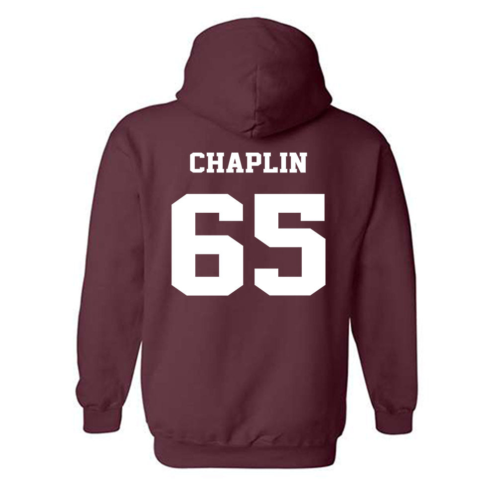 Virginia Tech - NCAA Football : Xavier Chaplin - Hooded Sweatshirt Sports Shersey