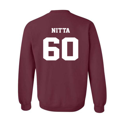 Virginia Tech - NCAA Football : Caleb Nitta - Crewneck Sweatshirt Sports Shersey