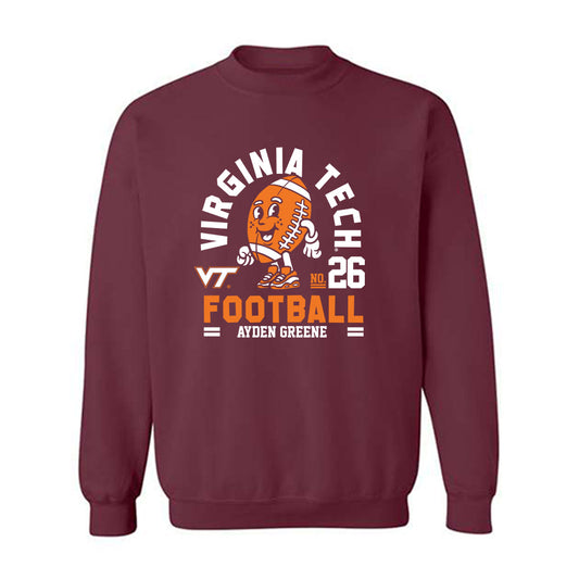 Virginia Tech - NCAA Football : Ali Jennings - Maroon Fashion Shersey Sweatshirt