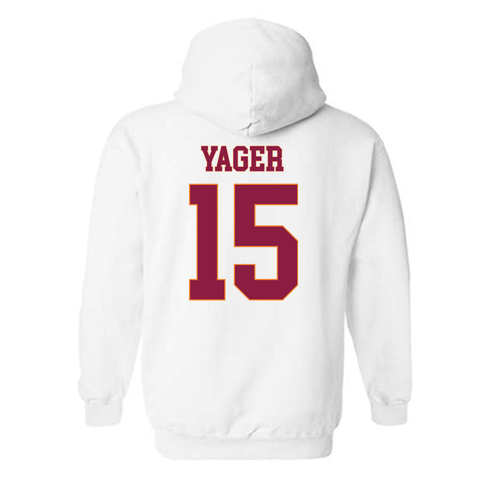 Virginia Tech - NCAA Softball : Zoe Yager - Hooded Sweatshirt Sports Shersey