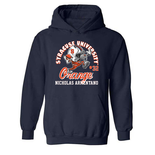 Syracuse - NCAA Football : Nicholas Armentano - Hooded Sweatshirt Fashion Shersey