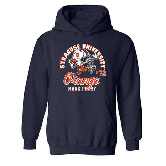 Syracuse - NCAA Football : Mark Petry - Hooded Sweatshirt Fashion Shersey