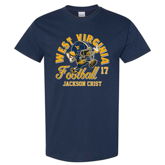 West Virginia - NCAA Football : Jackson Crist Fashion Shersey Short Sleeve T-Shirt