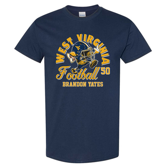 West Virginia - NCAA Football : Brandon Yates Fashion Shersey Short Sleeve T-Shirt