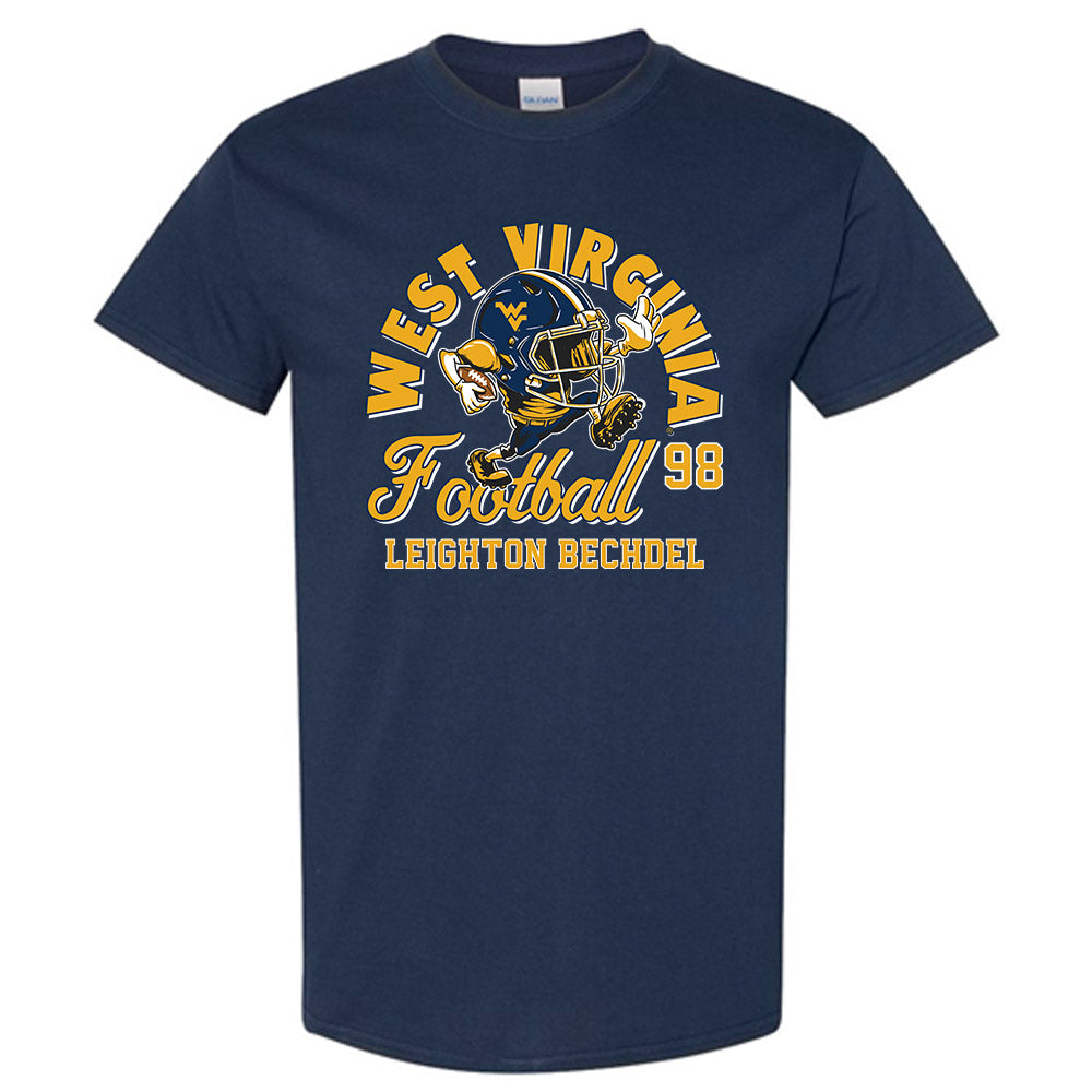 West Virginia - NCAA Football : Leighton Bechdel Fashion Shersey Short Sleeve T-Shirt