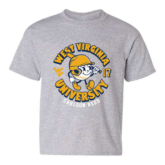 West Virginia - NCAA Baseball : Carlson Reed Fashion Shersey Youth T-Shirt