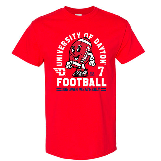 Dayton - NCAA Football : Donovan Weatherly - Fashion Shersey Short Sleeve T-Shirt