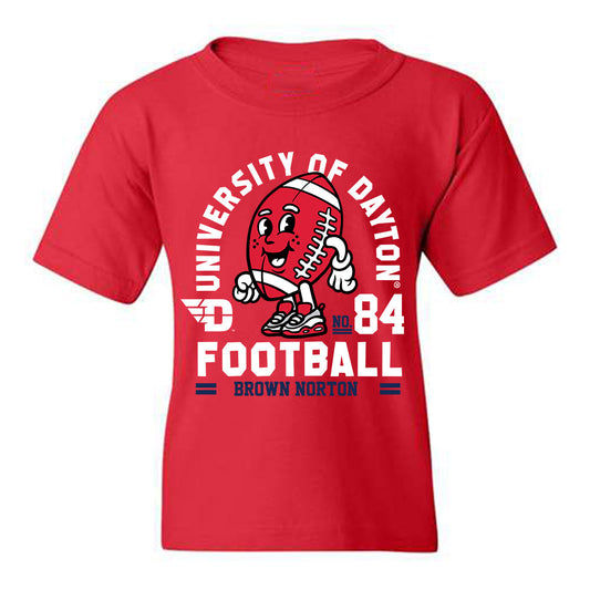 Dayton - NCAA Football : Brown Norton - Fashion Shersey Youth T-Shirt