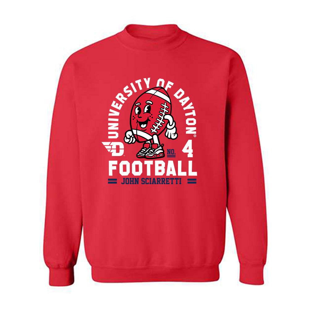 Dayton - NCAA Football : John Sciarretti - Crewneck Sweatshirt Fashion Shersey