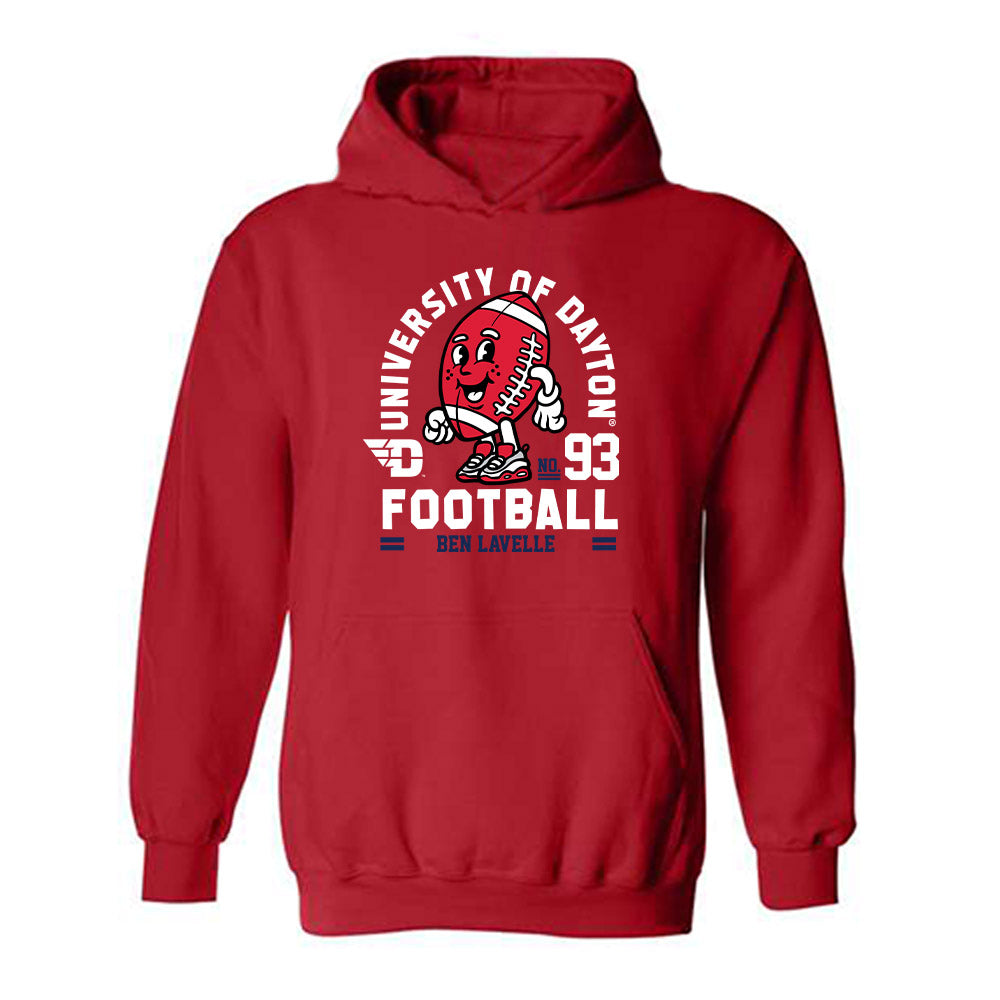 Dayton - NCAA Football : Ben Lavelle - Fashion Shersey Hooded Sweatshirt