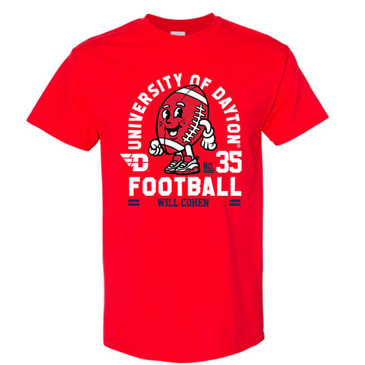 Dayton - NCAA Football : Will Cohen - Fashion Shersey Short Sleeve T-Shirt
