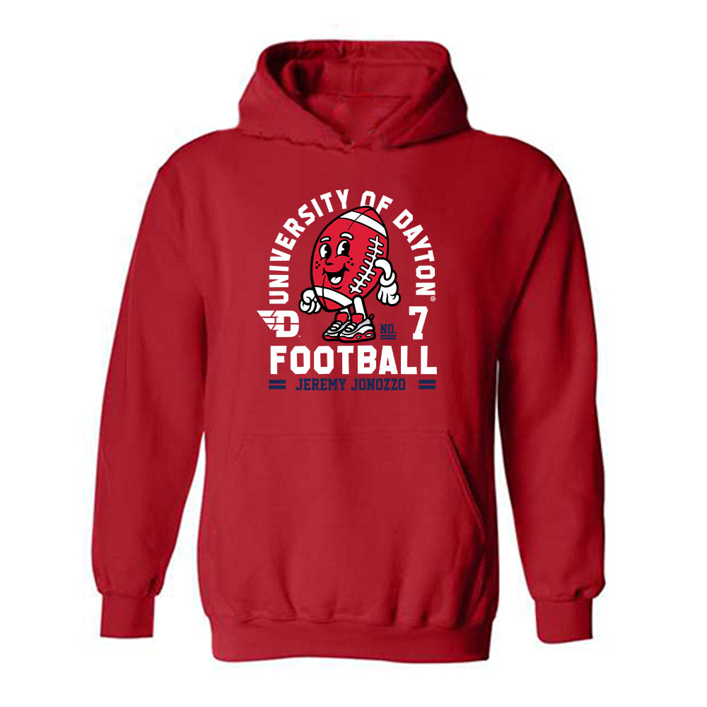 Dayton - NCAA Football : Jeremy Jonozzo - Fashion Shersey Hooded Sweatshirt