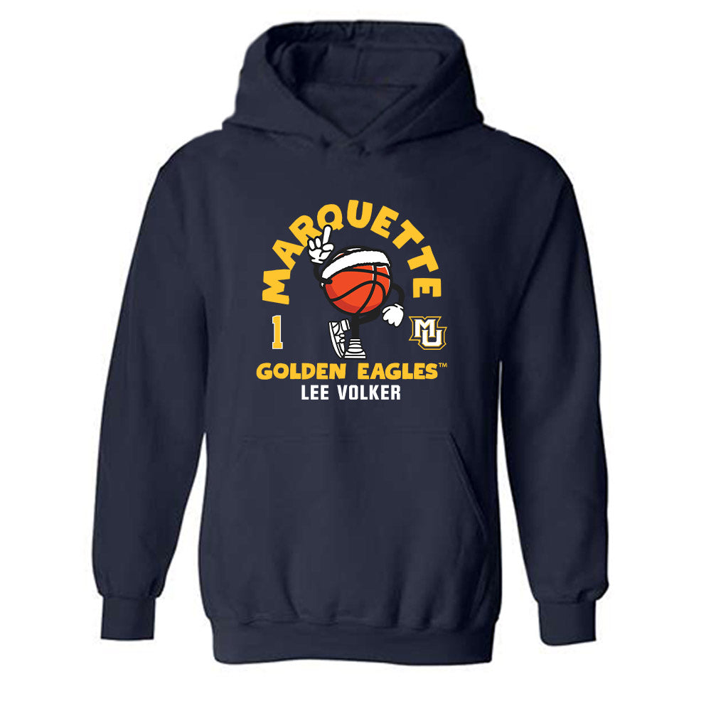 Marquette - NCAA Women's Basketball : Lee Volker - Hooded Sweatshirt Fashion Shersey