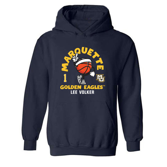 Marquette - NCAA Women's Basketball : Lee Volker - Hooded Sweatshirt Fashion Shersey