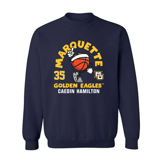 Marquette - NCAA Men's Basketball : Caedin Hamilton - Crewneck Sweatshirt Fashion Shersey